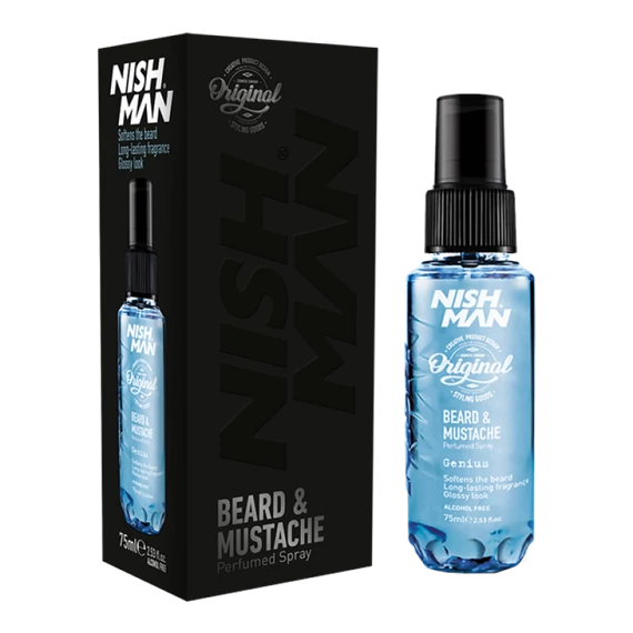 Nish Man Beard Perfume Genius szakáll kondicionáló spray 75ml