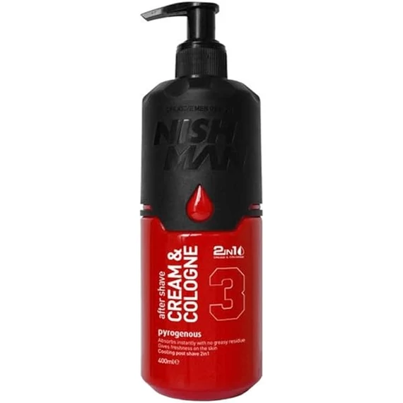 Nish Man Cream&Cologne borotválkozás utáni balzsam (03) Pyrogeneous 400ml
