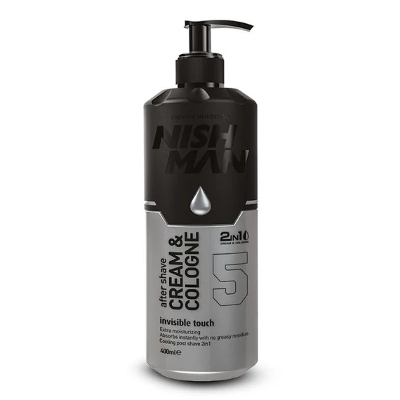 Nish Man Cream&Cologne borotválkozás utáni balzsam (05) Invisible Touch 400ml
