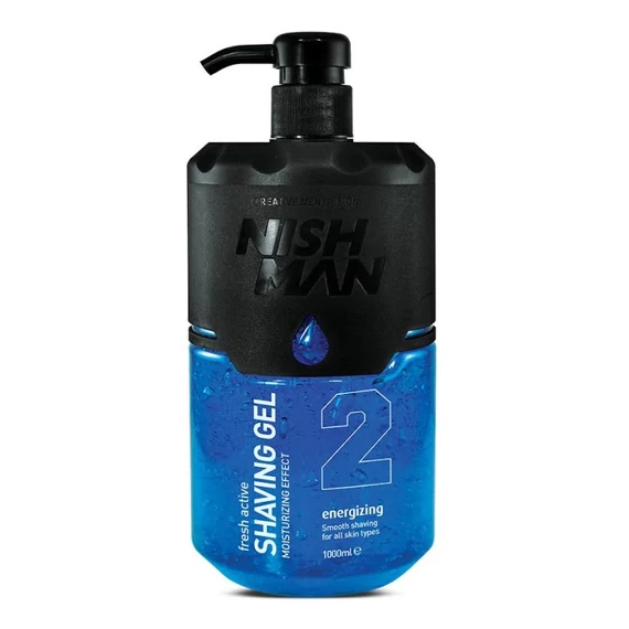 Nish Man Fresh Active (Blue) borotvagél 1000ml
(szalon kiszerelés)