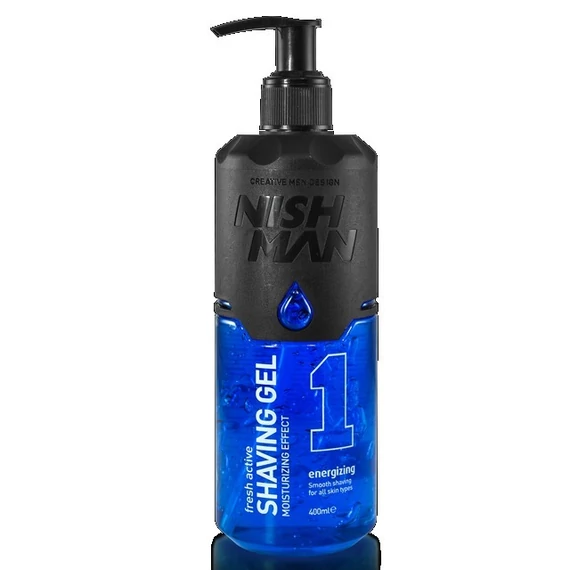 Nish Man Fresh Active (Blue) borotvagél 400ml