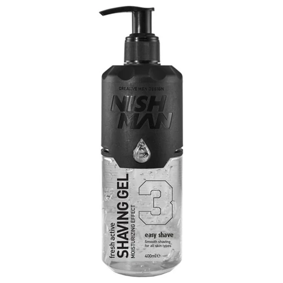 Nish Man Fresh Active (Clear) borotvagél 400ml
