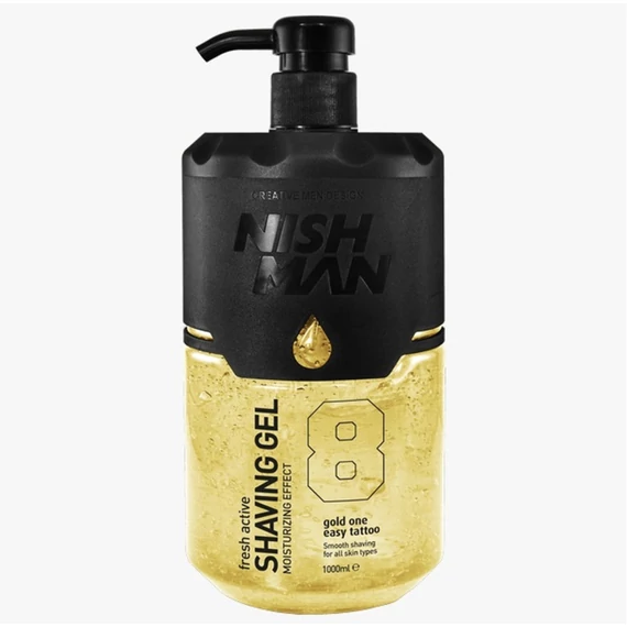 Nish Man Fresh Active (Gold One) borotvagél 1000ml (Pro Size)