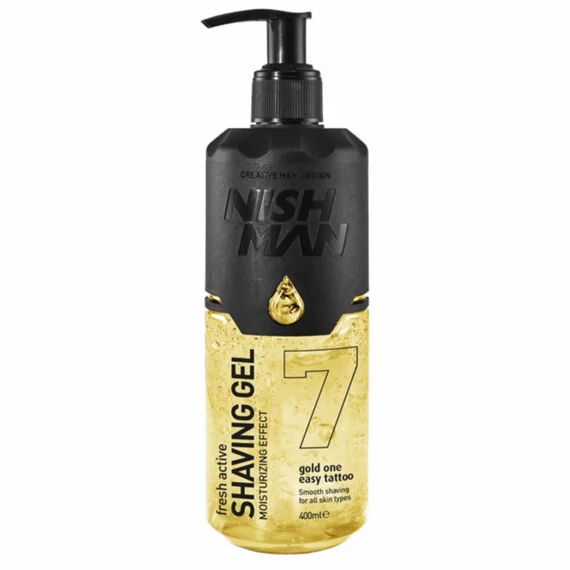 Nish Man Fresh Active (Gold One) borotvagél 400ml
