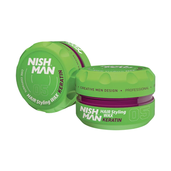 Nish Man hajformázó (05) Keratin Wax 150ml
