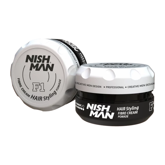 Nish Man hajformázó (F1) Fibre Cream Pomade 100ml
