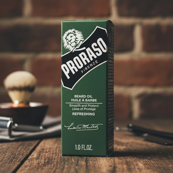 Proraso Refresh szakállolaj üveg frissítő illattal