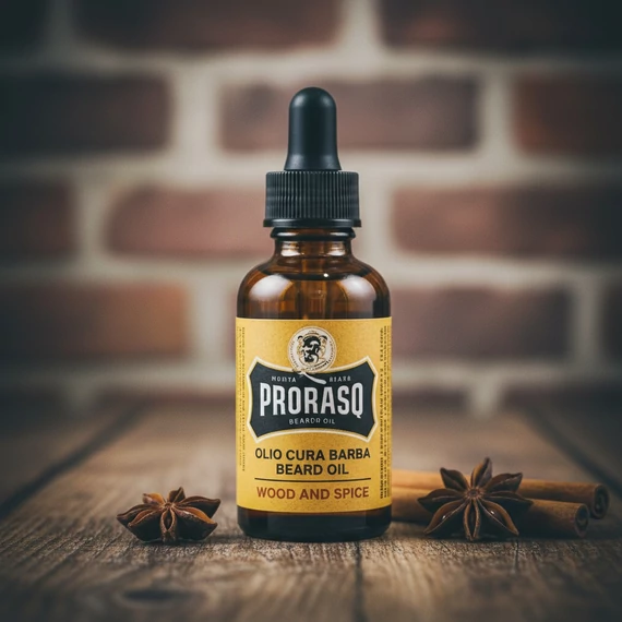 Proraso Wood & Spice szakállolaj üveg